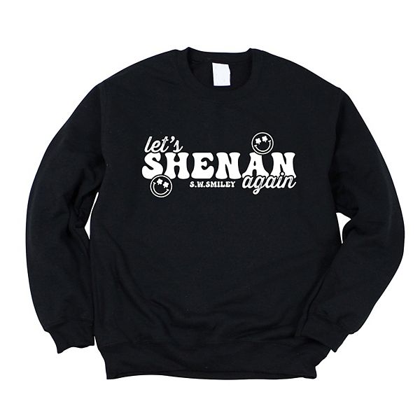 

SWSmiley let's shenan again - женский графический свитшот Simply Sage Market, Midnight