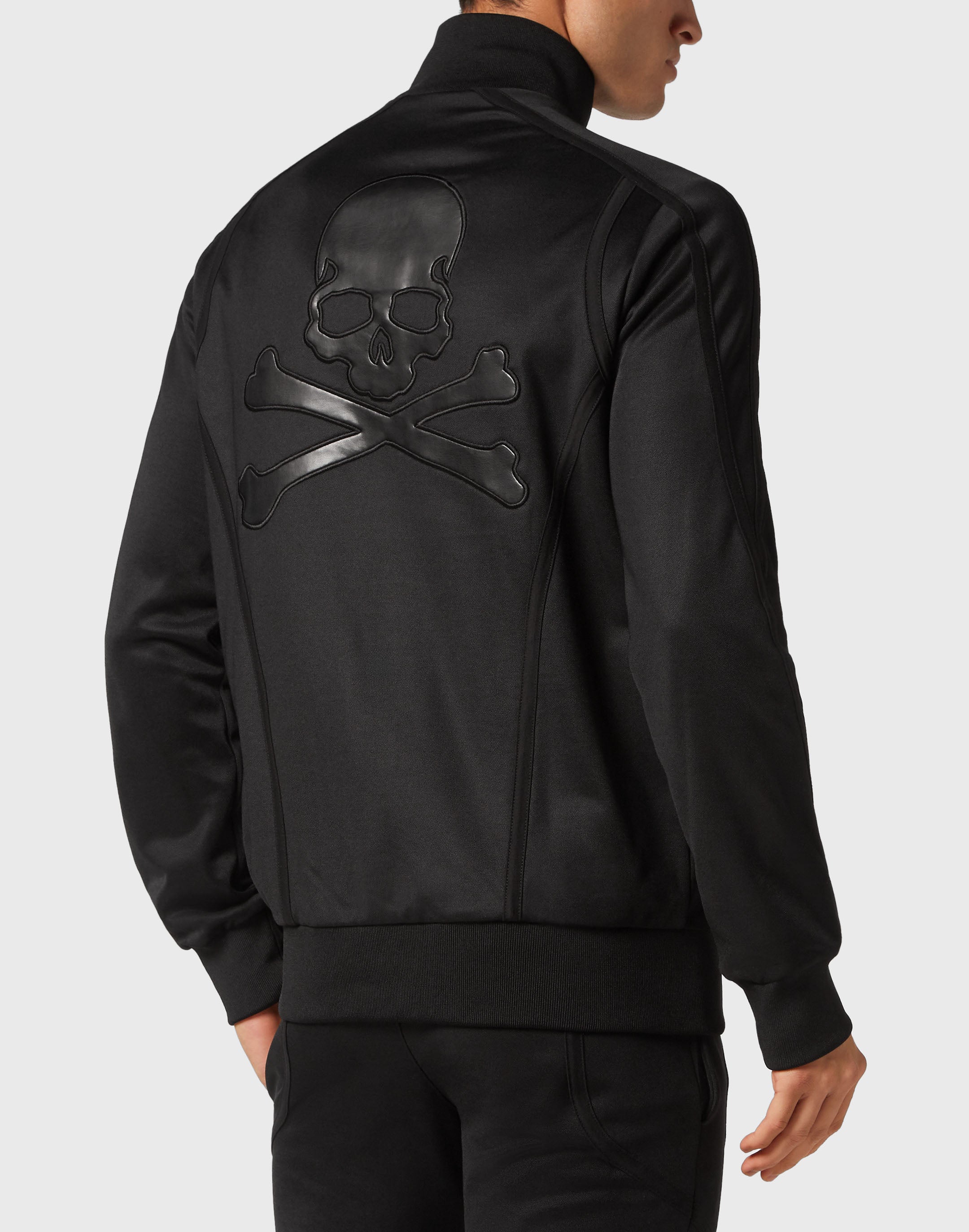 

Куртка для бега на молнии Skull&Bones PHILIPP PLEIN, черный
