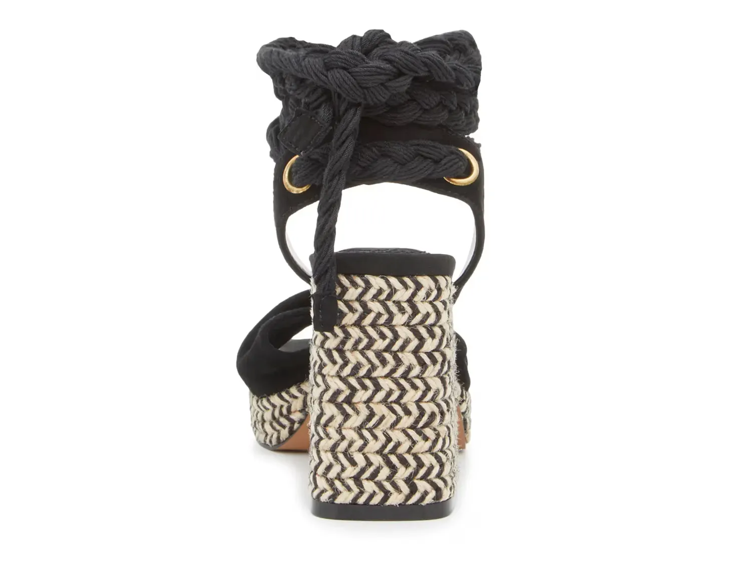 Сандалии Paddge на шнуровке Vince Camuto, Black/Beige — фото 4