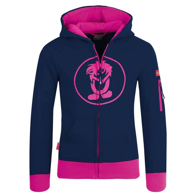 

Свитер Trollkids, цвет navyblau/magentapink