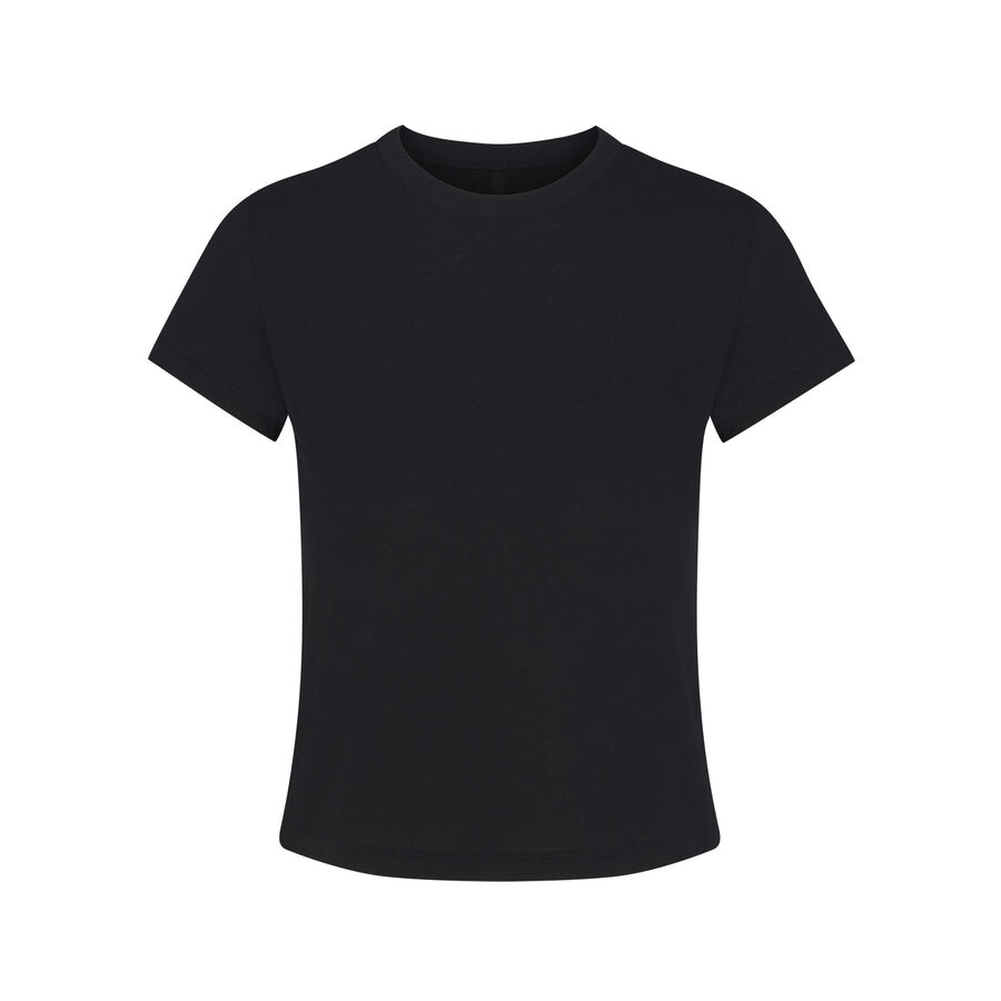 

Уменьшенная футболка SKIMS Relaxed Tees, цвет Onyx