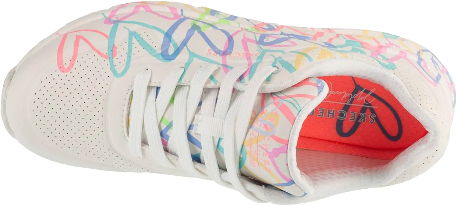 Женские кроссовки Skechers Uno Loving Love, белый — фото 4