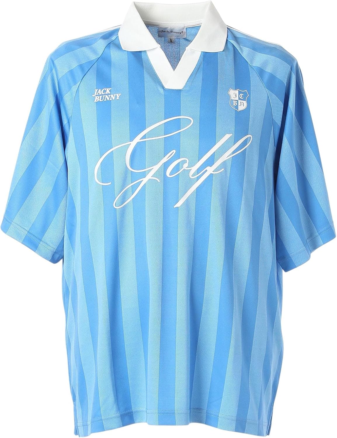 

Мужская поло-рубашка с коротким рукавом Jack Bunny 262-5260723 (в полоску, жаккард) / для гольфа, синий