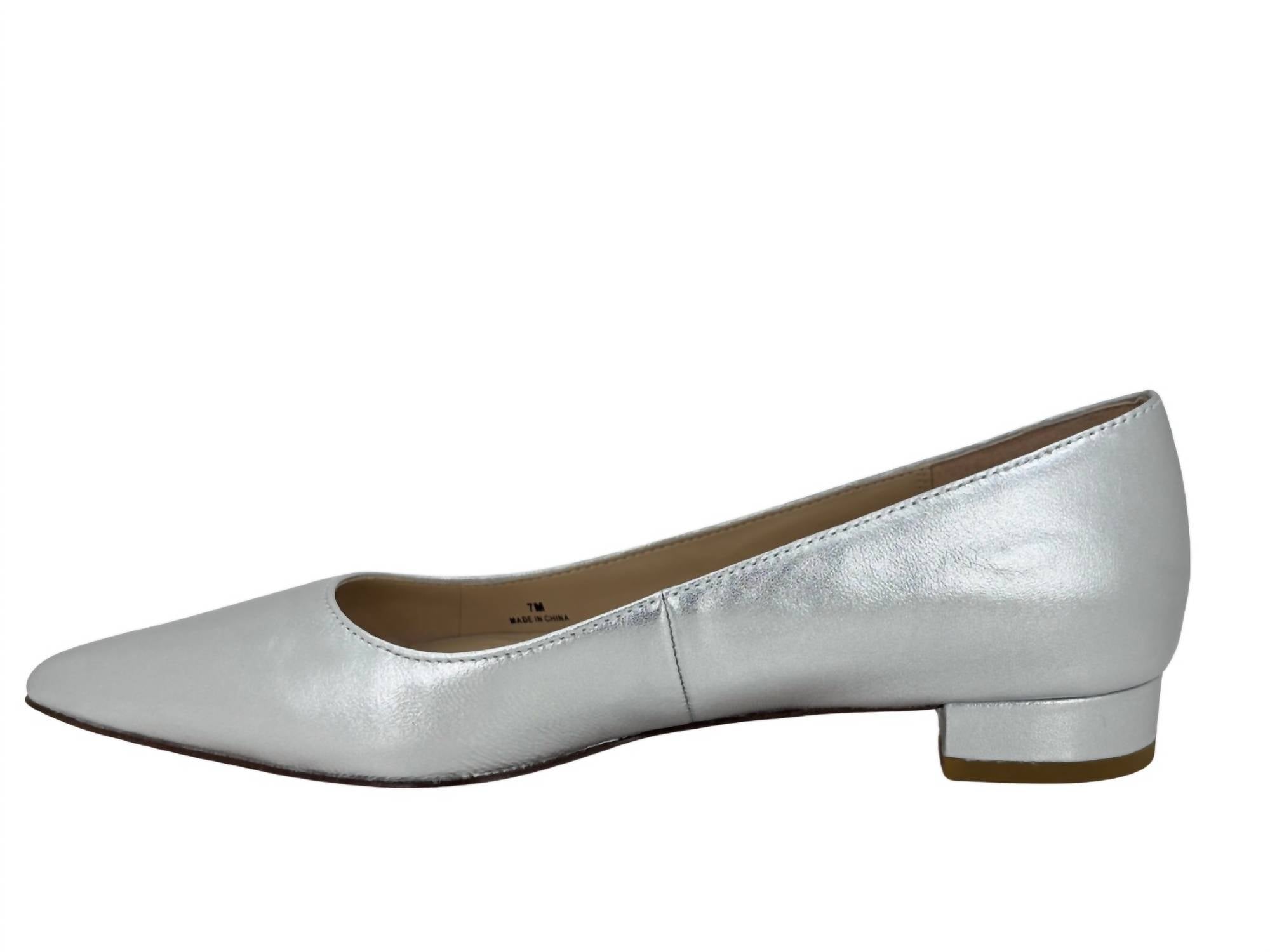 Женские мюли Aaila 2 серебристые PELLE MODA