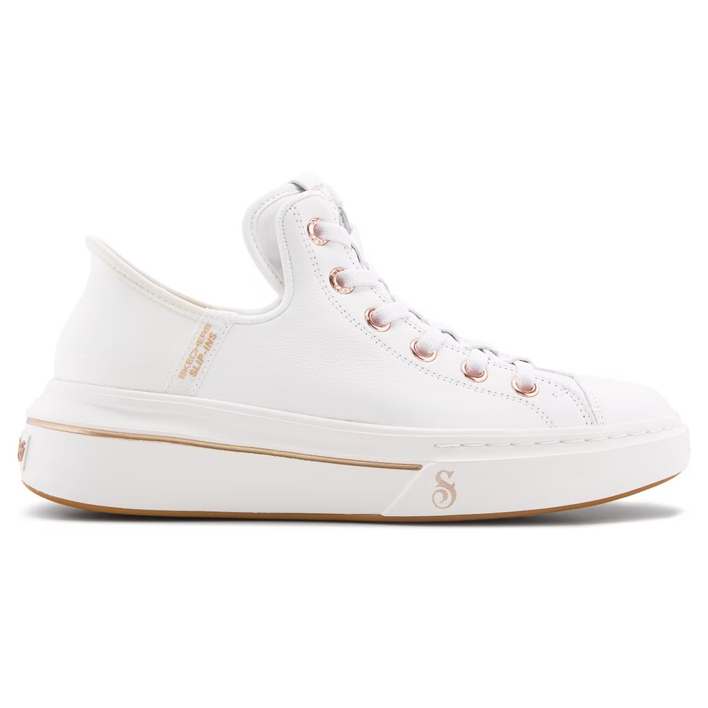 Кроссовки Slip-Ins Snoop One из высококачественной кожи Skechers, белый — фото 3