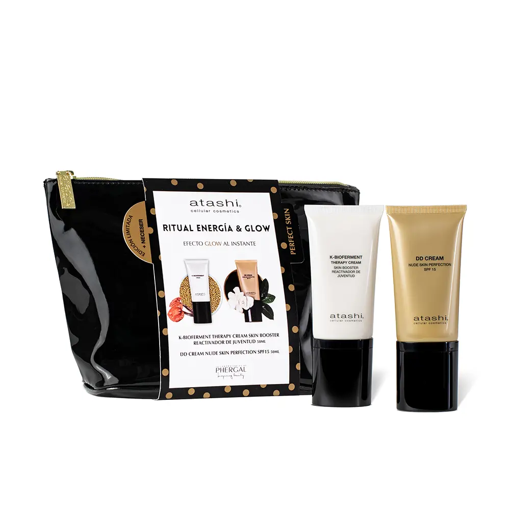 

Крем для лица Dd cream efecto glow al instante estuche Atashi, 3 шт.