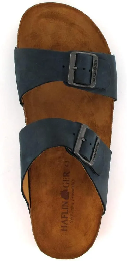 HAFLINGER Andrea Elegant кожаные сандалии с резиновой подошвой и корковой латексной стелькой Unisex — фото 3