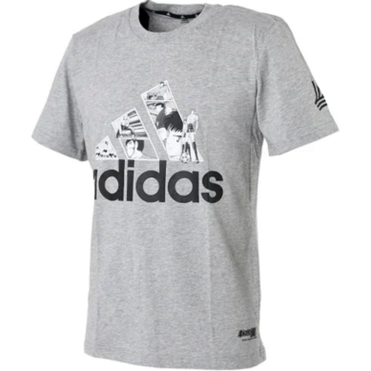 

Футболка мужская Adidas Medium Gray Heather, цвет Medium Gray Heather с цветочным принтом