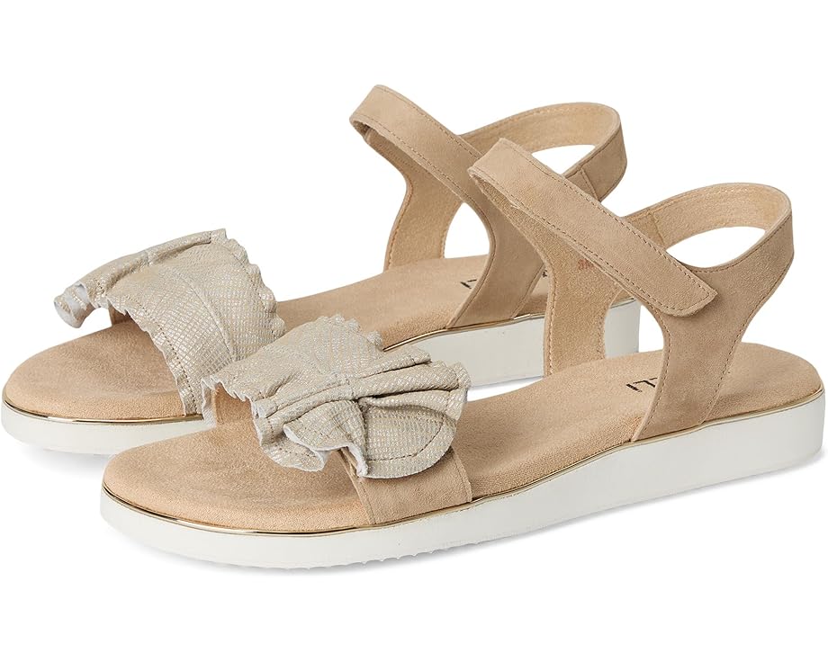 Сандалии Vaneli Elsbet, цвет Camel Suede/Perla