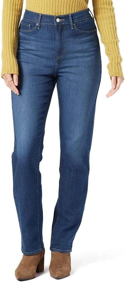 

Levi Strauss Signature джинсы женские High-Rise Straight Stretch Denim Levi Strauss Signature Gold