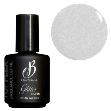 

Bna Top Flex Glitter Silver 15 Milliliters Beautynails