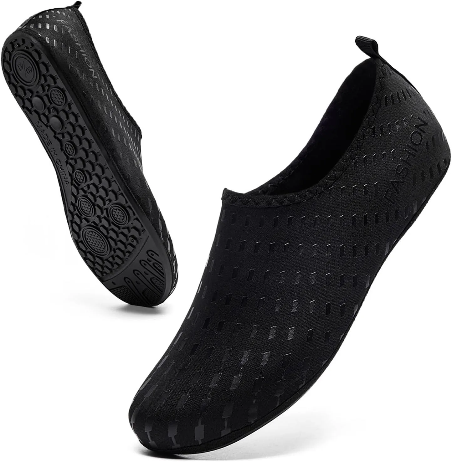 Кроссовки Leichte Wasserschuhe fur Manner und Frauen,Barfußsocken,rutschfeste Yoga-Strandschuhe zum Schwimmen,Surfen,Gehen Generisch, черный — фото 2