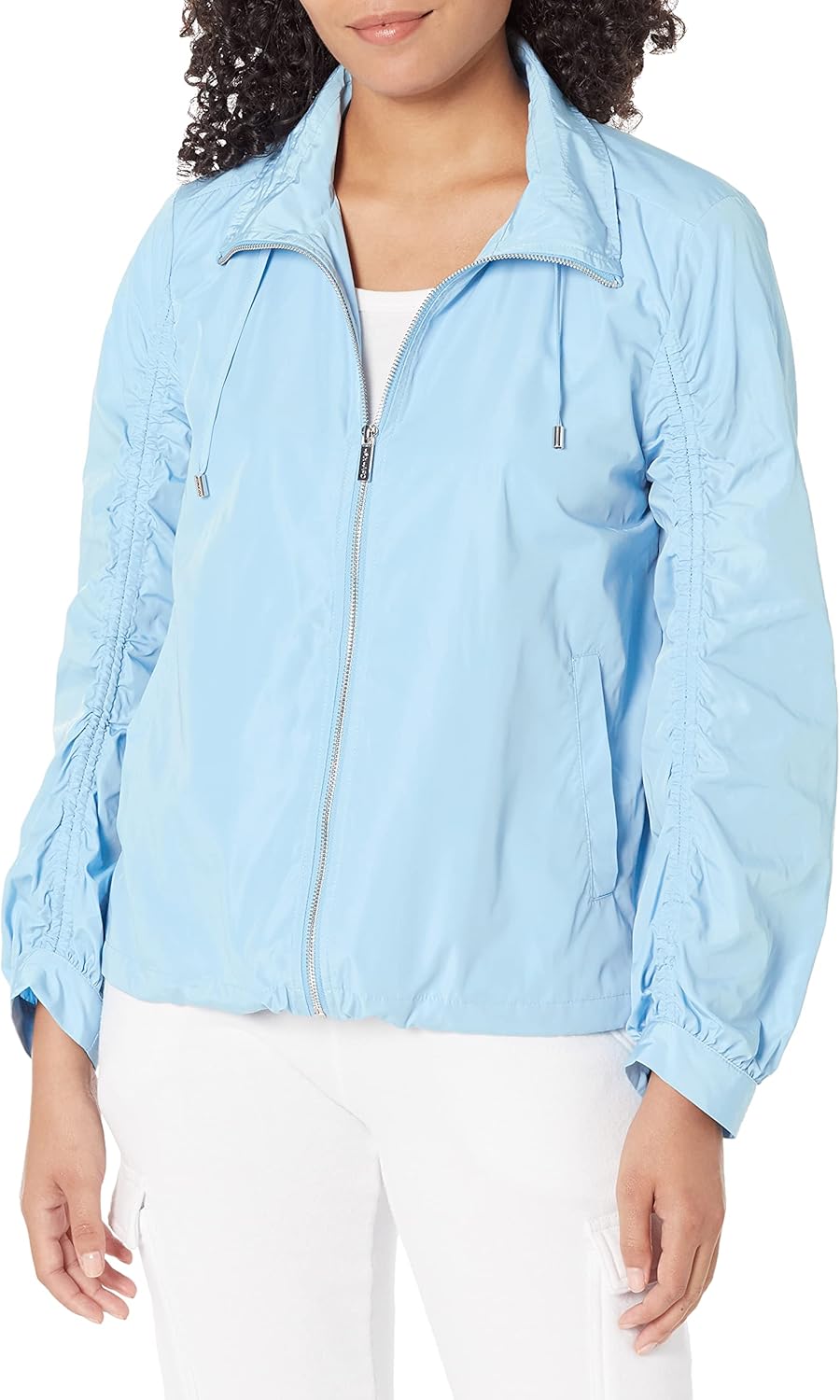 

Calvin Klein Женская спортивная куртка из нейлона с защитой от влаги, Iceburg