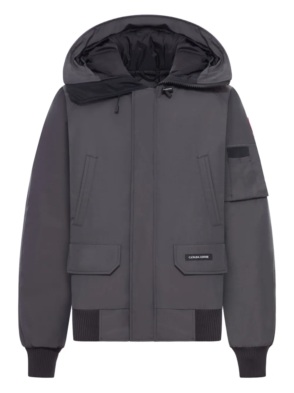 

Стеганая куртка с нашивкой-логотипом Canada Goose, серый