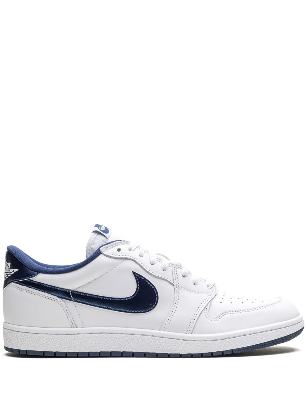 Кроссовки Air Jordan 1 Low 85 Metallic Navy, белый