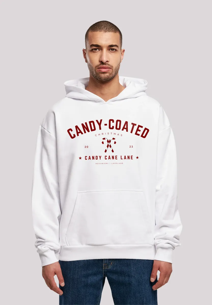

F4NT4STIC Толстовка "Christmas Candy Coated Christmas", Рождество, подарок, логотип, белый