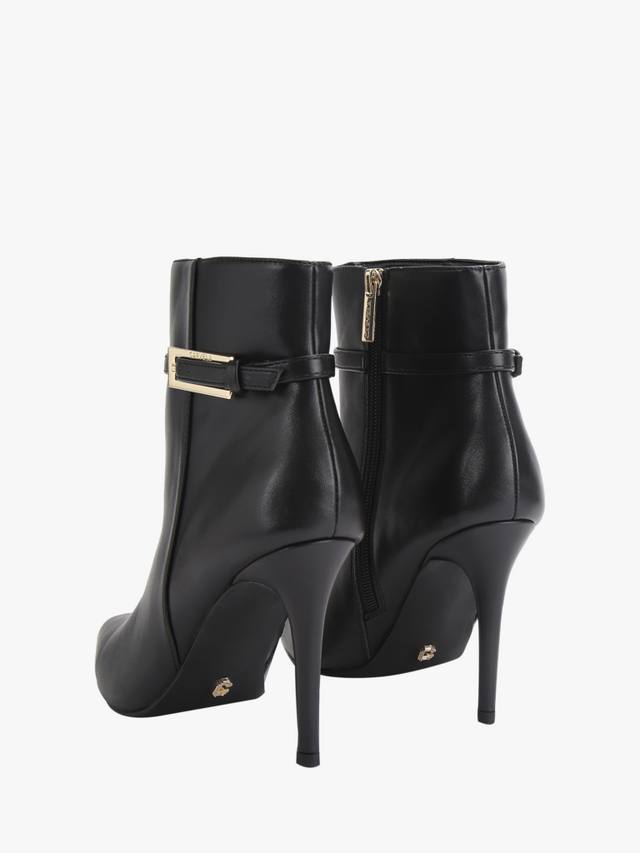 Ботинки Blanca на шпильке с коротким голенищем Carvela, Black — фото 4