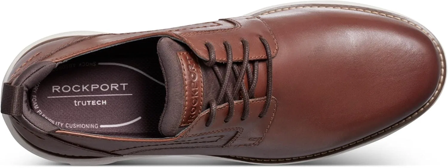 Туфли Rockport Men's Canton Oxford, Dark Natural Leather — фото 4