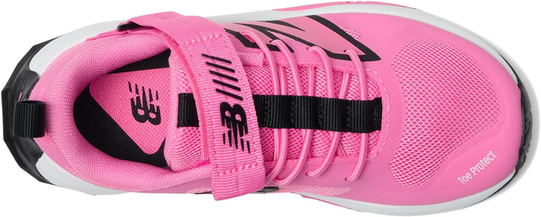 Кроссовки New Balance Kids Fuelcell Play v1 Hook-and-Loop, цвет Signal Pink/Black — фото 2