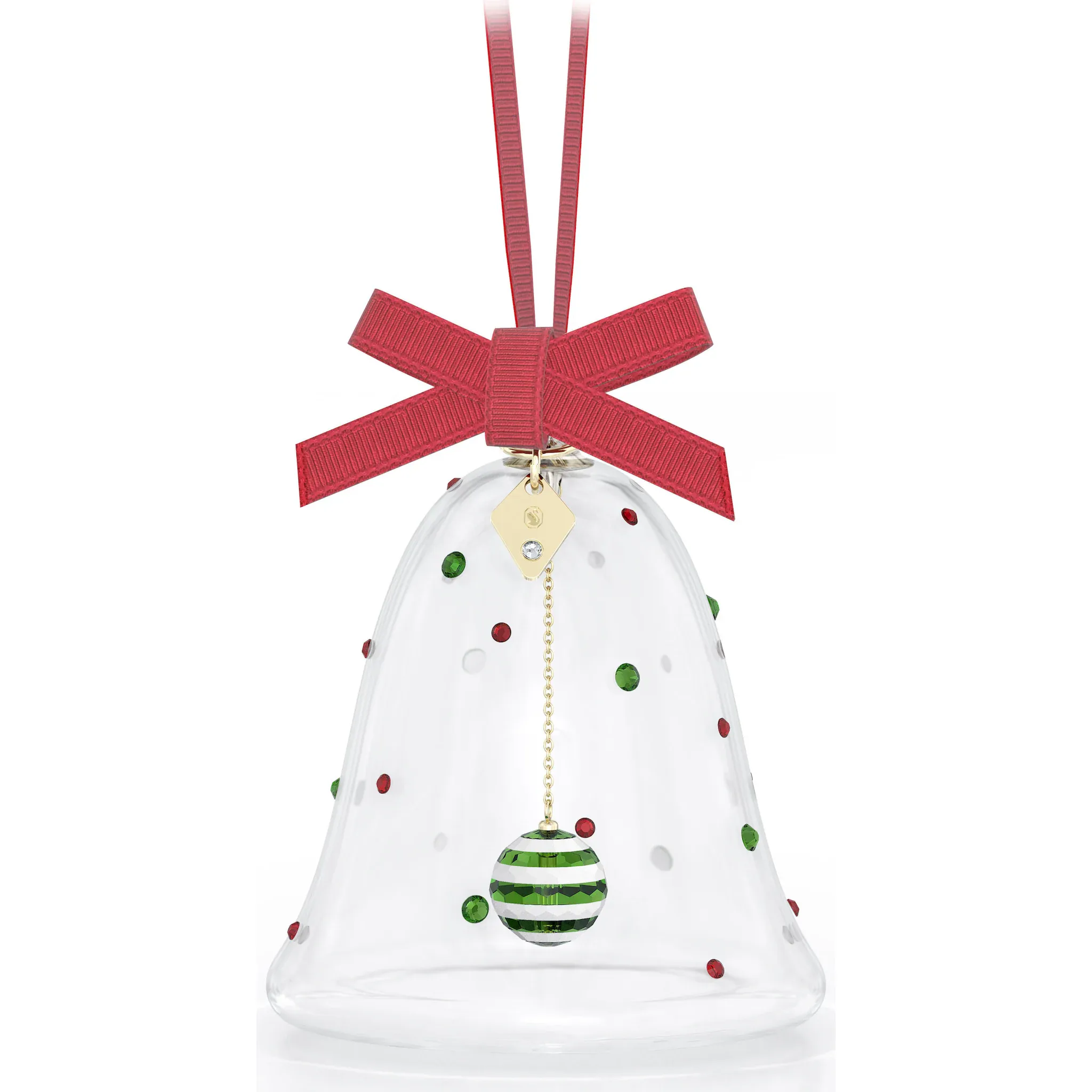 

Декоративная вешалка Swarovski «BELL ORNAMENT DULCIS, Рождественский колокольчик, 5658440», (1 шт.), кристалл Swarovski, цвет kristallweiß-rot-grün-goldfarben