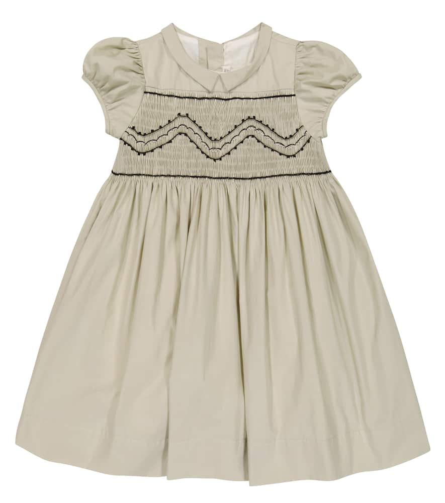 

Платье миди Terrie Habillé из хлопка Bonpoint, Beige