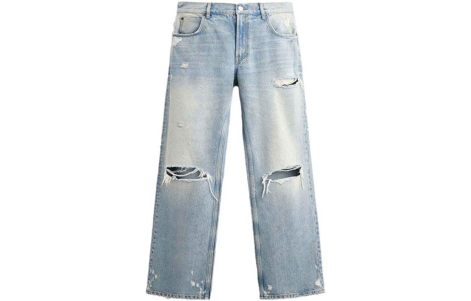 

Джинсы Harry Lambert Co-brand Unisex Light Blue Zara, светло-голубой