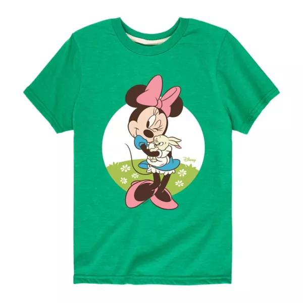 

Футболка с изображением кролика Минни Маус для мальчиков 8-20 лет Disney, цвет kelly green