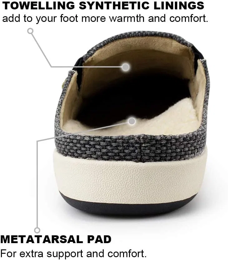 Тапочки с поддержкой стопы, черный WALK·HERO COMFORT AND SUPPORT — фото 3