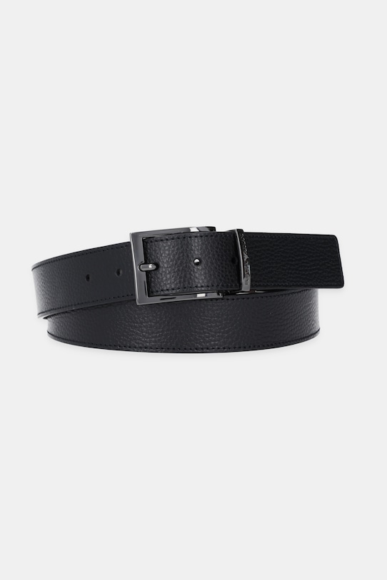 

Кожаный ремень двусторонний Emporio Armani, черный