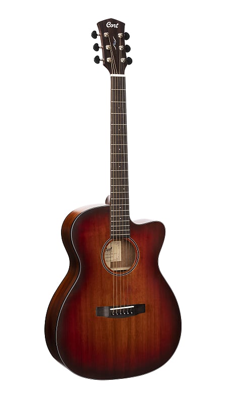 

Акустическая гитара Cort COREOCOPLB Core Series Blackwood Acoustic Electric Guitar. Open Pore Light Burst with Fishman