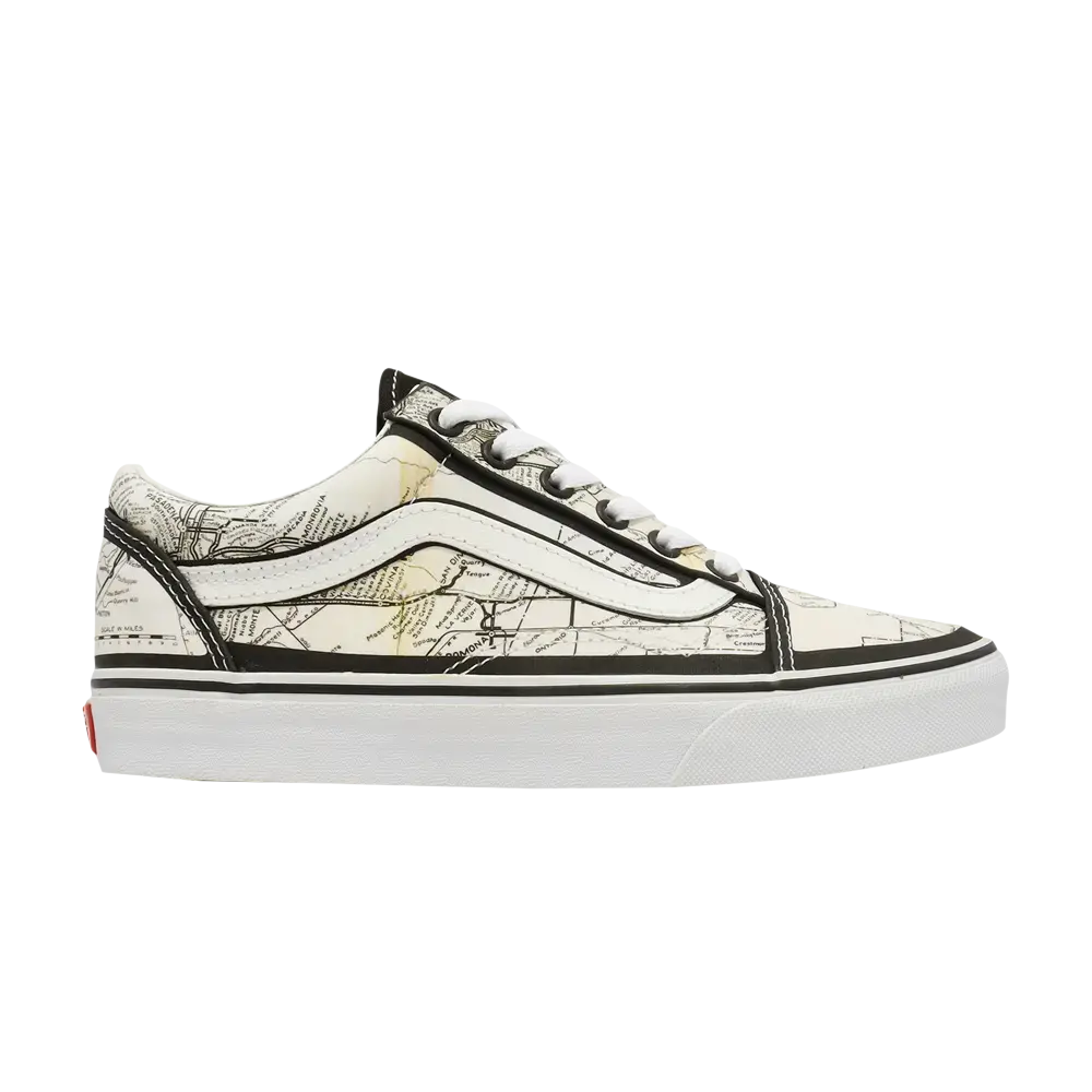 Кроссовки MOCA x Old Skool Vans, белый