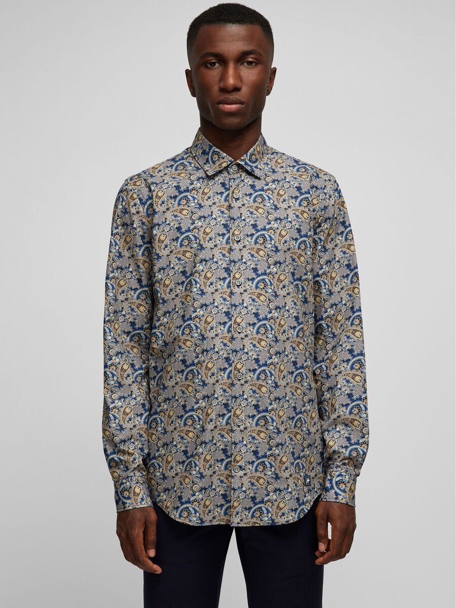 

Повседневная рубашка HECHTER PARIS Regular fit Button Up Shirt, разноцветный