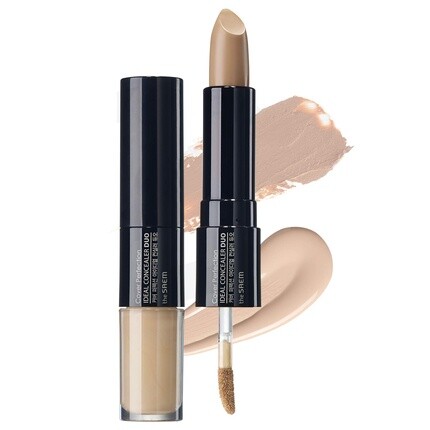 

THESAEM Cover Perfection Ideal Concealer Duo # 1.5 Натуральный бежевый высокопигментированный консилер с полным покрытием, 1 шт.