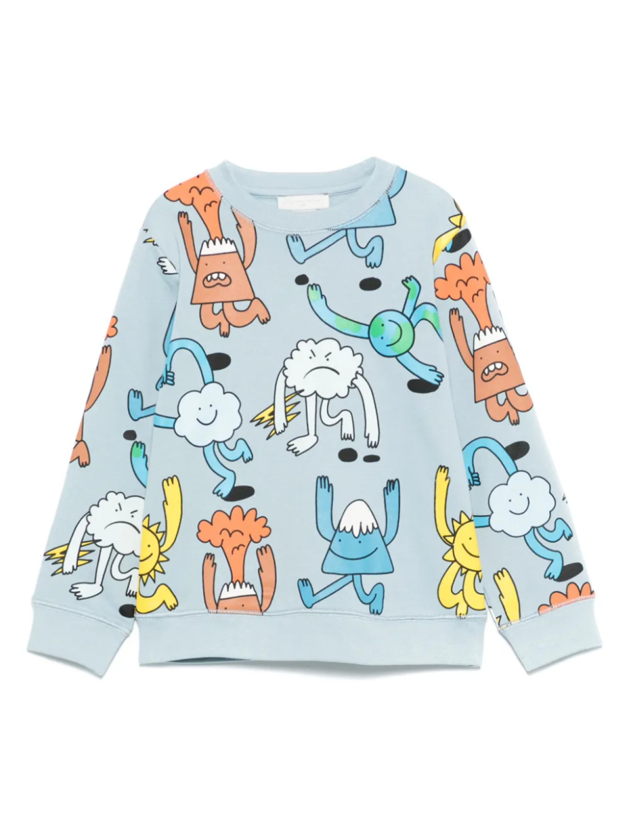 

Толстовка с графическим принтом Stella McCartney Kids, синий