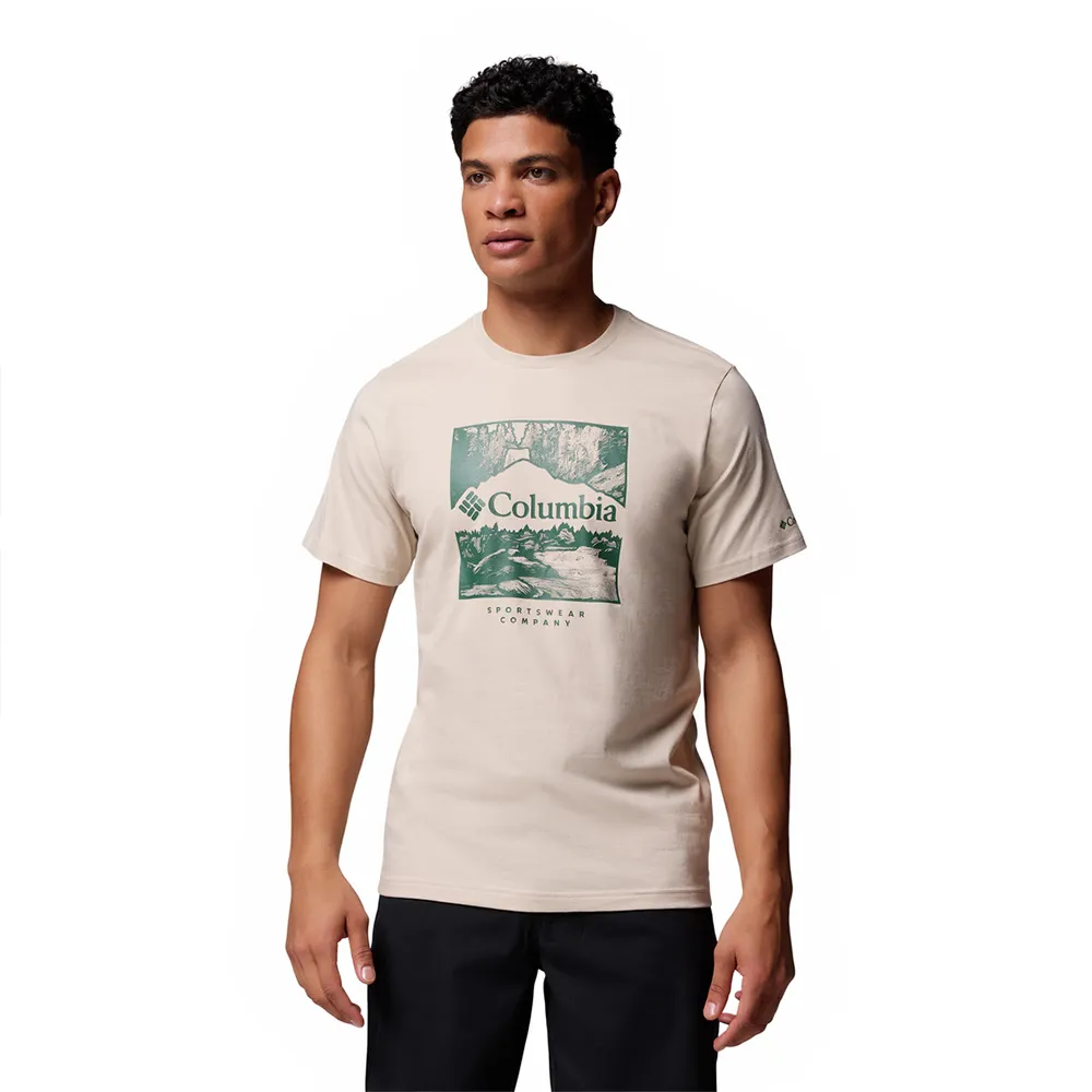 

Футболка с коротким рукавом Columbia CSC Seasonal Logo, бежевый
