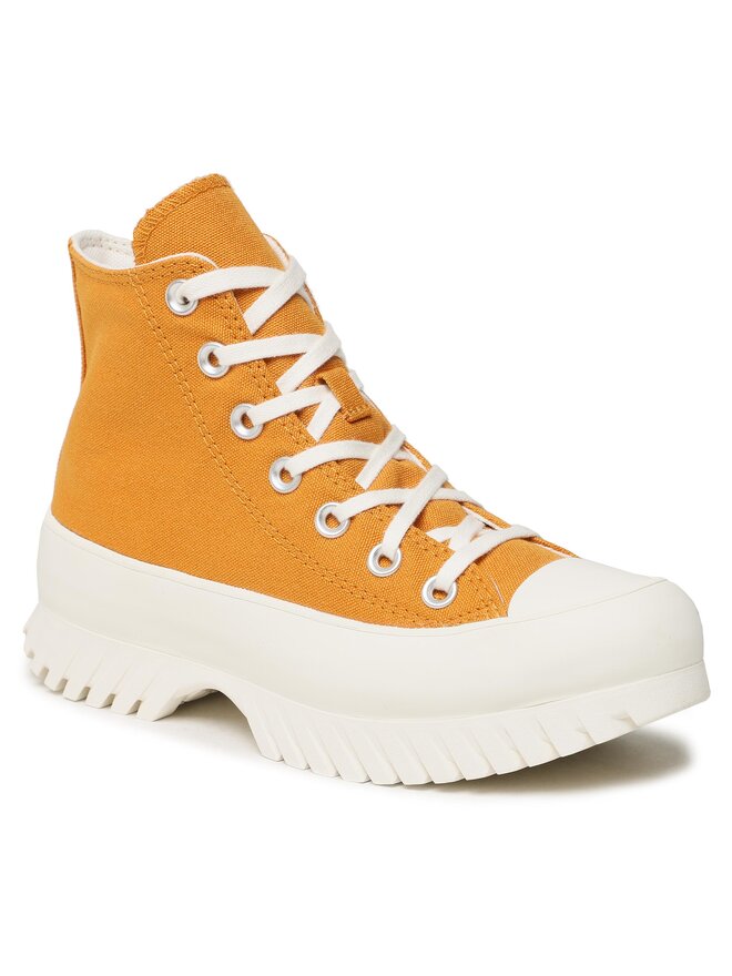 Тканевые кроссовки Chuck Taylor All Star Lugged 2.0 Hi A06022C Converse, желтый — фото 2