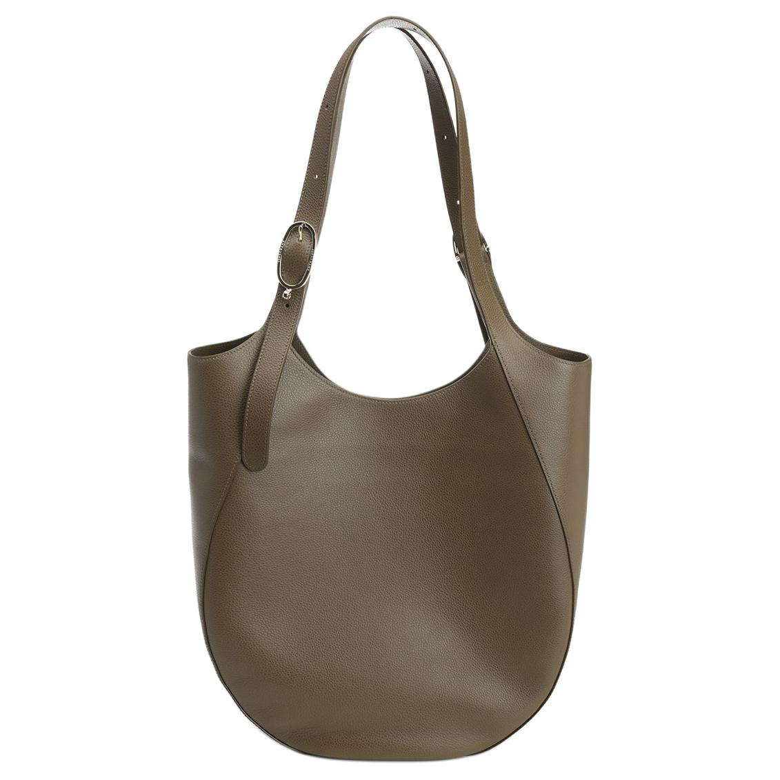 

LONGCHAMP Кожаная женская сумка через плечо зеленого цвета