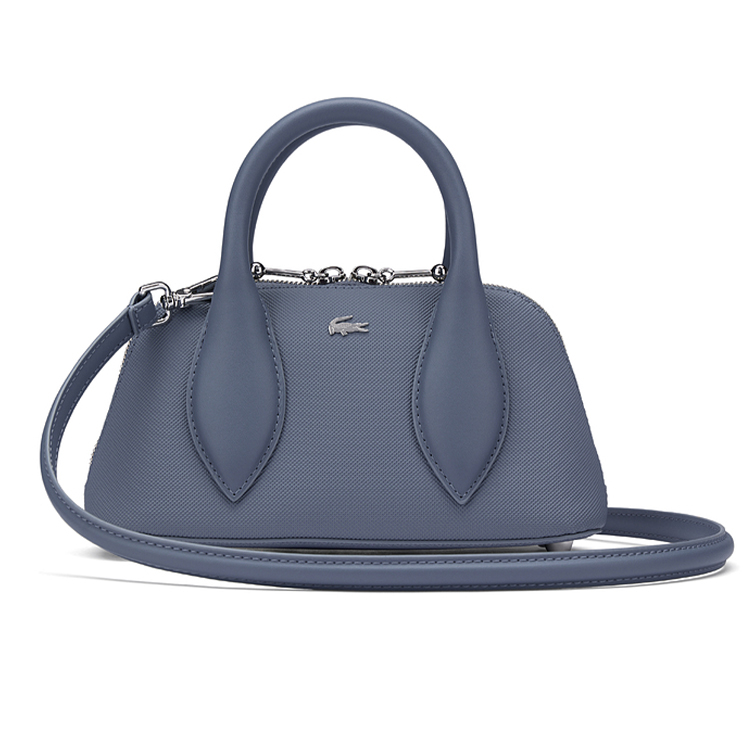 

LACOSTE Плечевая сумка из ПВХ через плечо женская синяя, Blue