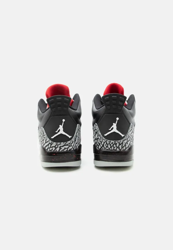Высокие кроссовки son of mars Jordan, Black/University Red/Grey Mist/White — фото 3