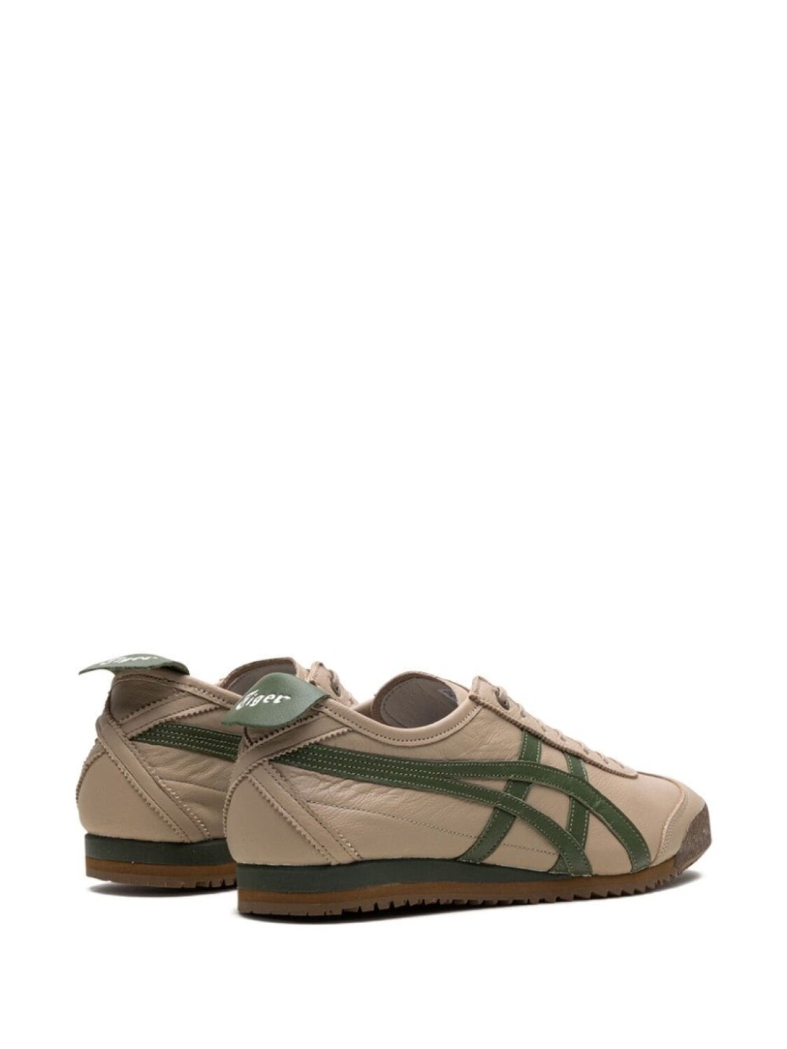 Кроссовки Onitsuka Tiger Tiger Mexico 66 SD "Бежевый/зеленый", серый — фото 3