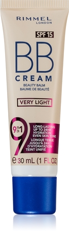 

Bb крем spf 15 Rimmel BB Cream 9 in 1, Very Light 30 ml
