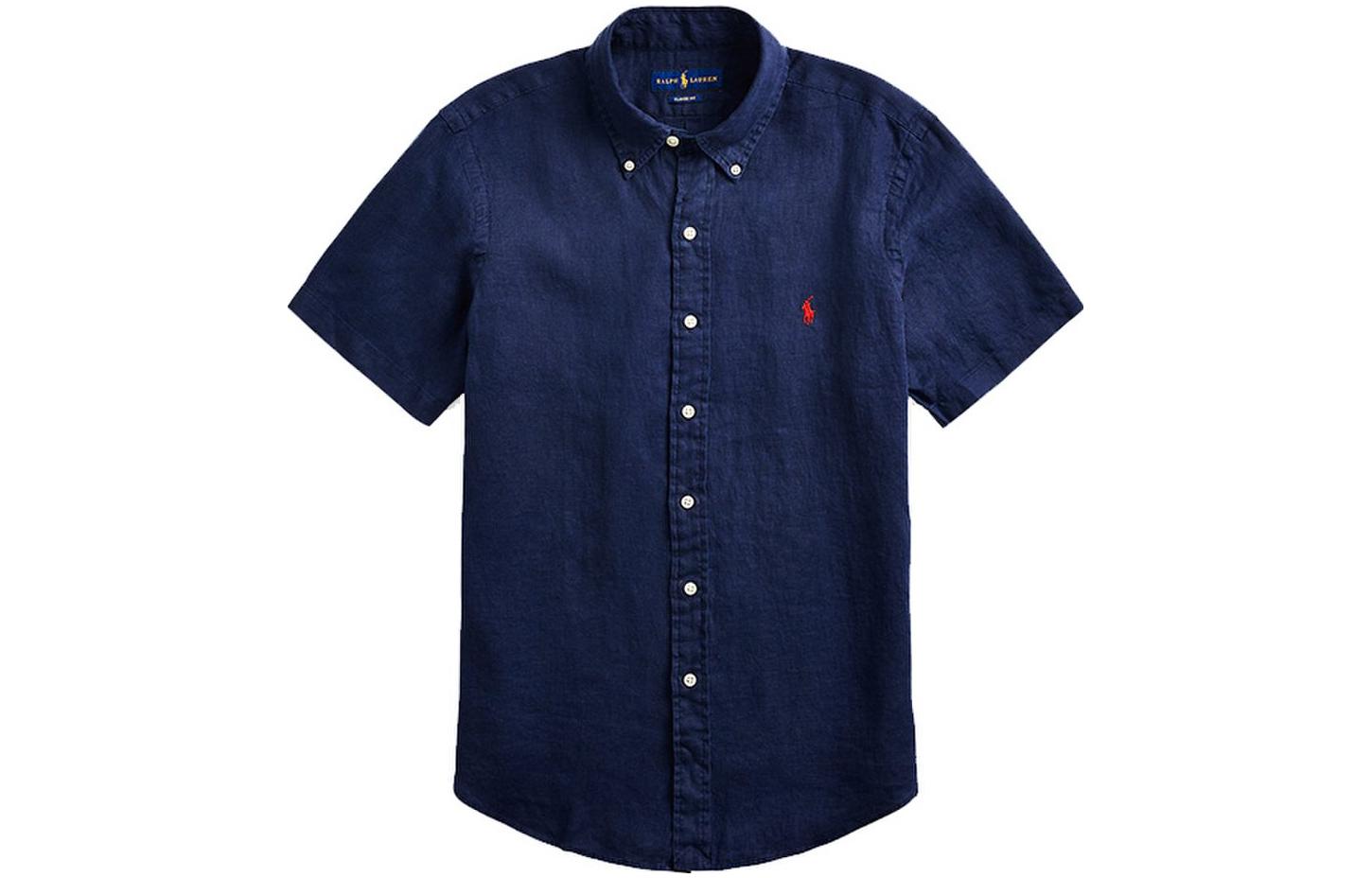 

Футболка поло мужская синяя Polo Ralph Lauren