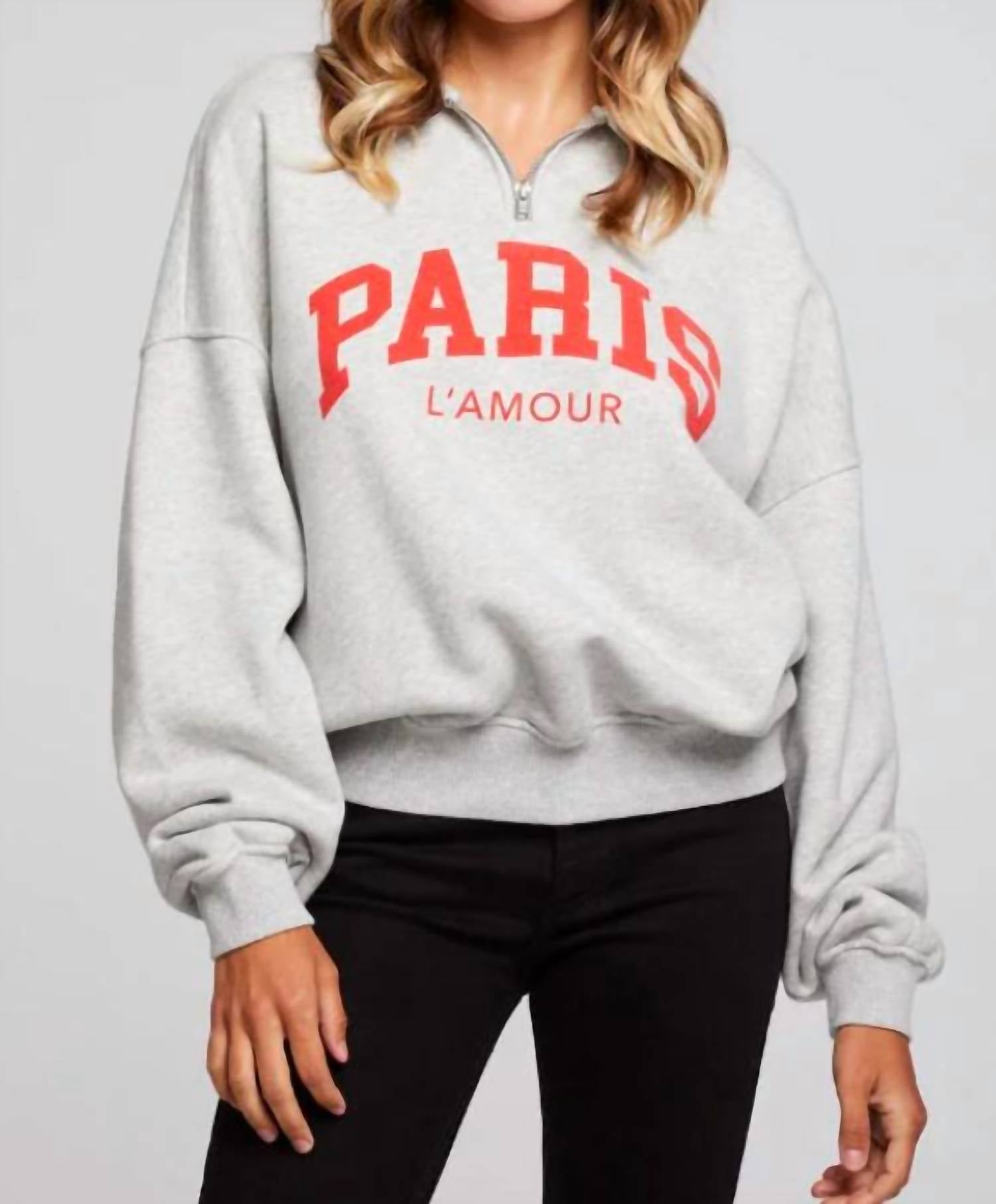 

Пуловер Paris L'Amour в цвете Heather Grey Chaser