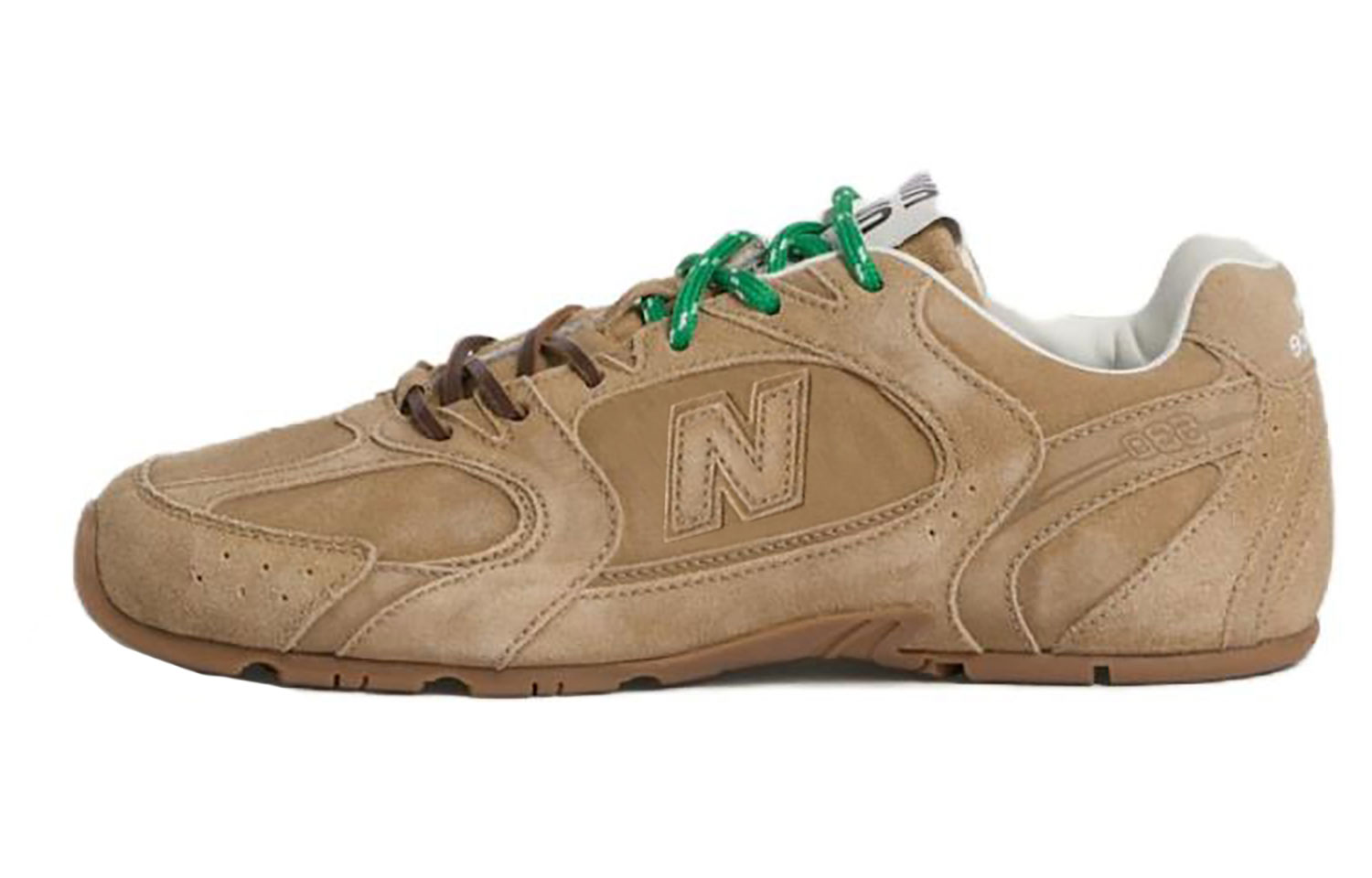 New Balance x NB 530 SL Qixi Festival Модель Низкие Повседневные Кроссовки Женские Светлый Умбер MIU MIU, Бежевый
