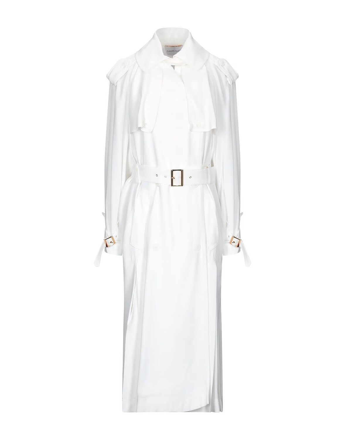 

Тренч Alberta Ferretti, белый