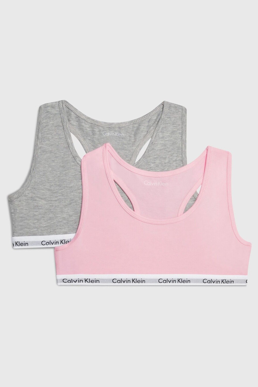 

Белая футболка для мальчика Calvin Klein, розовый