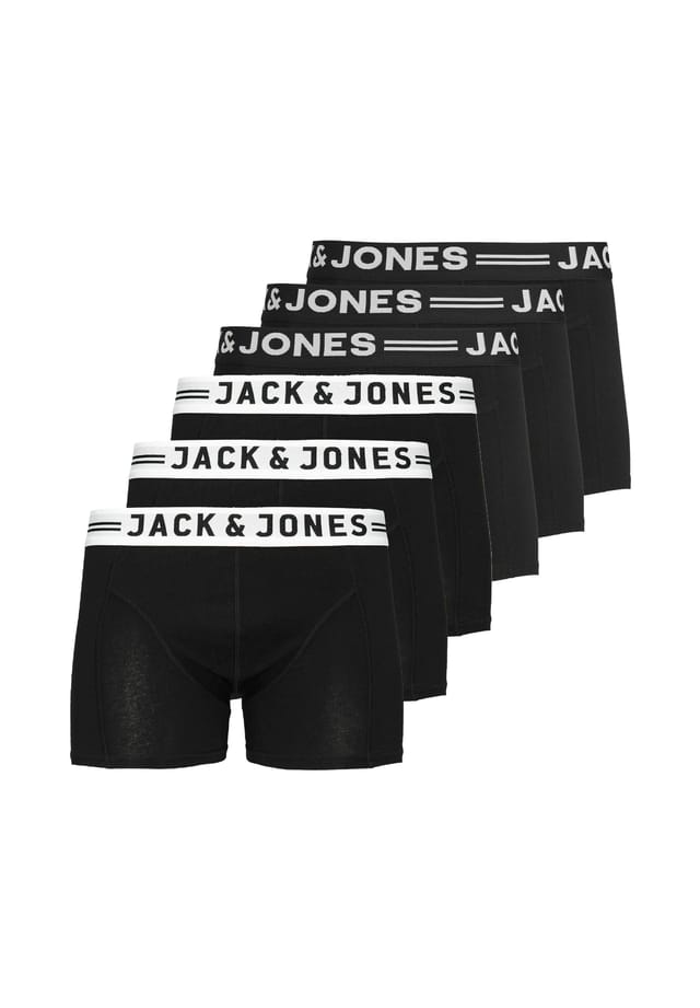 

Ретро шорты / брюки 6 шт. в упаковке Jack & Jones, черный