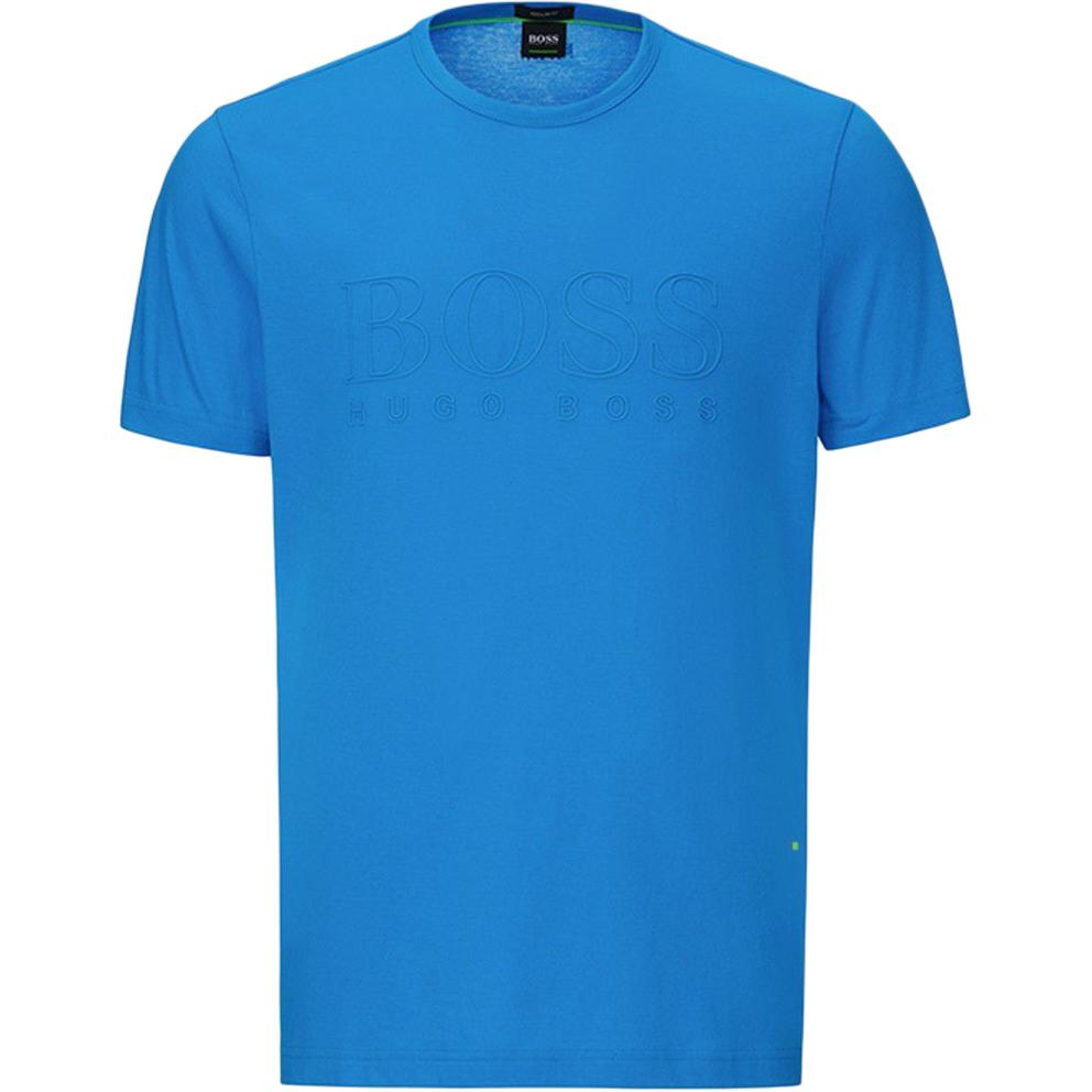 

HUGO BOSS Футболка мужская голубая Lake Blue