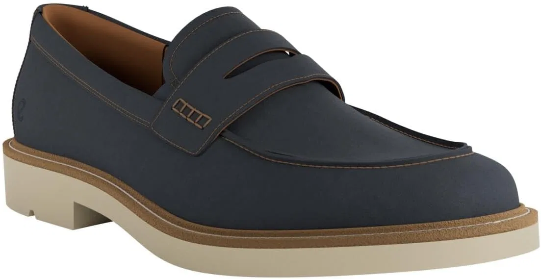 Лоферы ECCO London Penny Loafer, Омбре Нубак