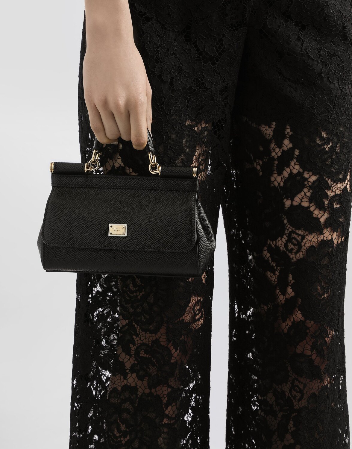 Сумка small sicily Dolce & Gabbana, черный — фото 2